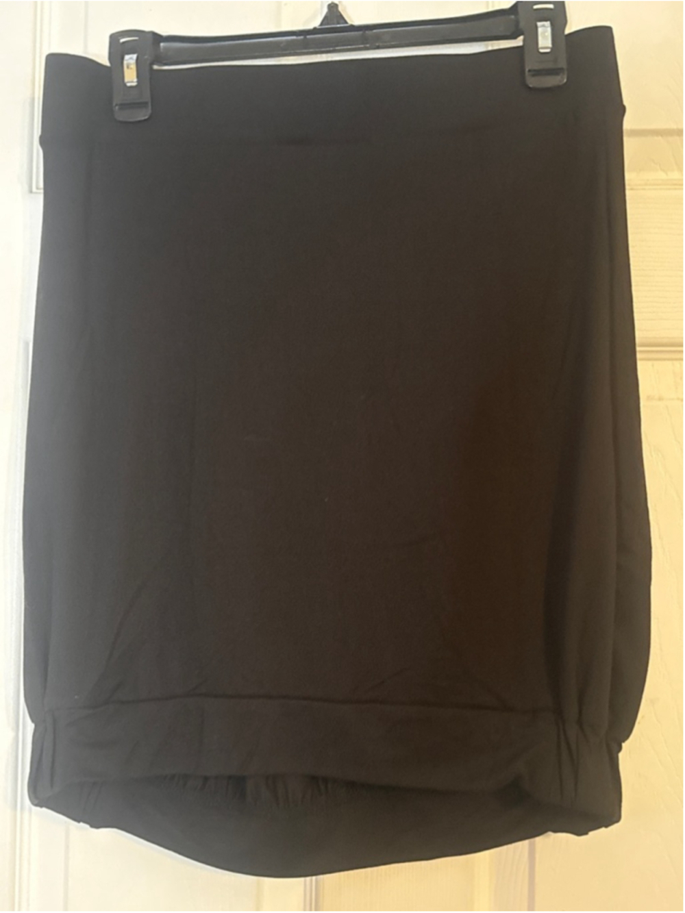 DOUBLJU Black Strapless Top L - Picture 3 of 4